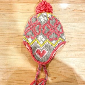 lands end knit pom hat